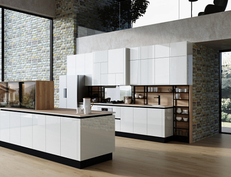 Белая кухня в Санкт-Петербурге