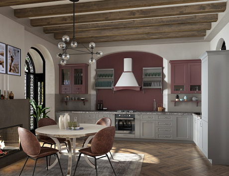 Светлая кухня в Санкт-Петербурге