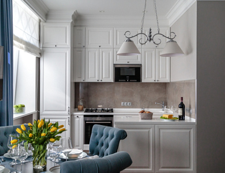 Светлая кухня в Арзамасе
