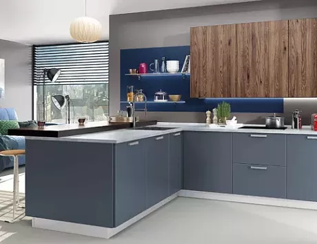 Синяя кухня в Казани