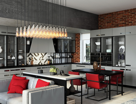 Серая кухня в Самаре