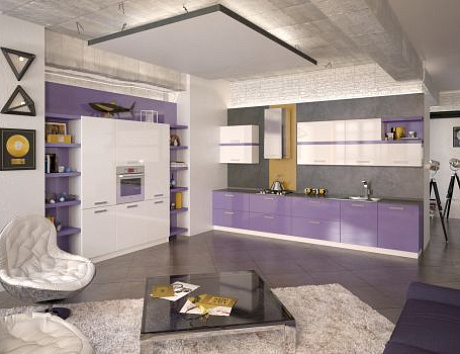 Кухня в темных тонах