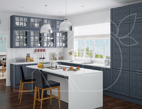 Дизайн классических угловых кухонь