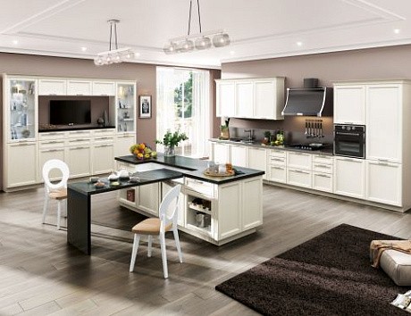 Кухни из массива дерева