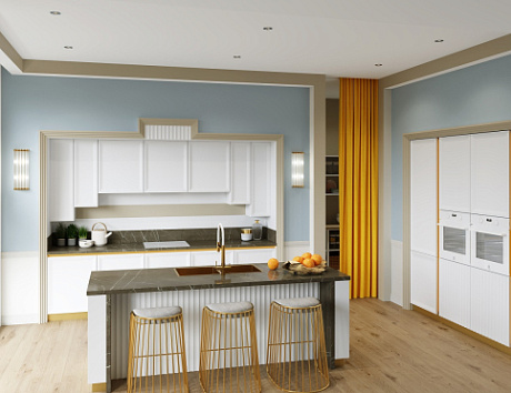 кухни с островом