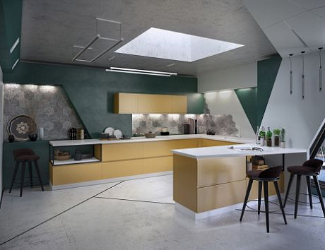 Кухни без ручек