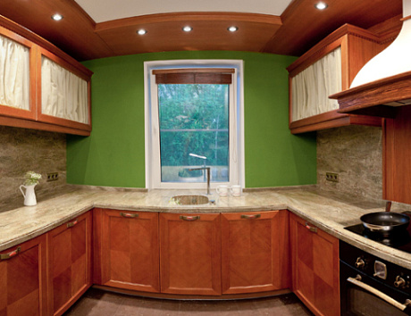 Коричневая кухня в Анапе