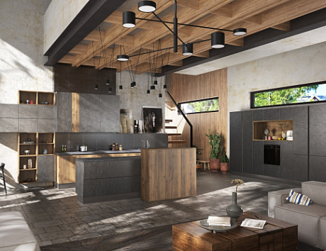 Серая кухня в Санкт-Петербурге