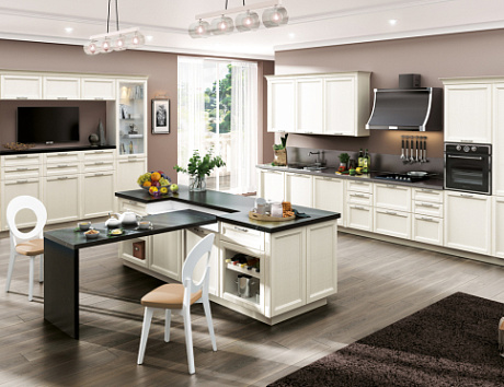 Светлая кухня в Воронеже