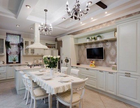 Кухни в стиле неоклассика