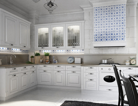Белые кухни