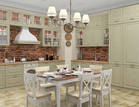 Светлая кухня в Обнинске