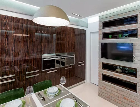 Кухня металлик в Южно-Сахалинске