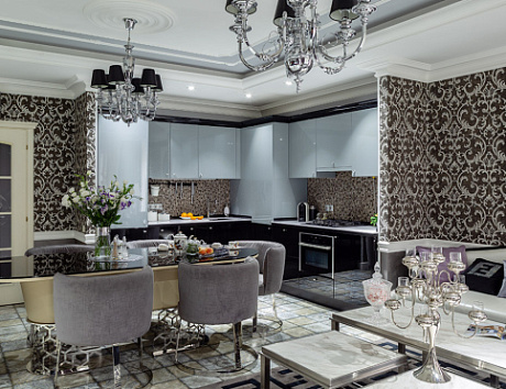 Светлая кухня в Сочи