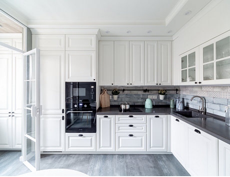 ширина угловой кухни