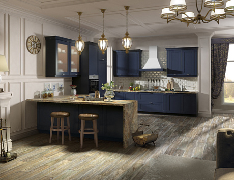 Синяя кухня в Наро-Фоминске