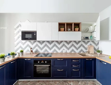 Синяя кухня в Тольятти