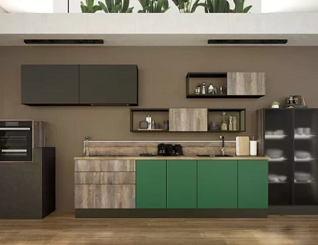 Коричневая кухня в Мурманске