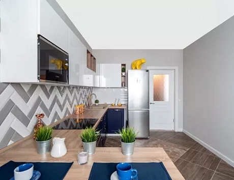 Синяя кухня в Наро-Фоминске