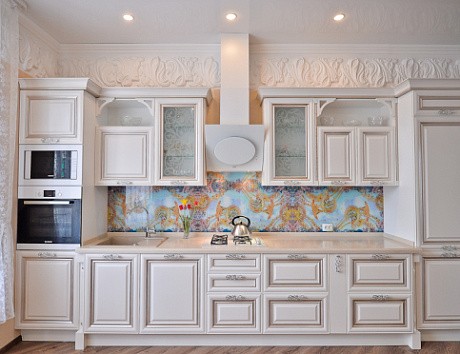 Бежевая кухня во Владивостоке